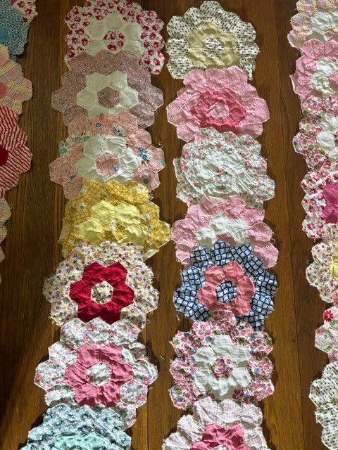 grandmothers flower garden quilt products for sale | eBay