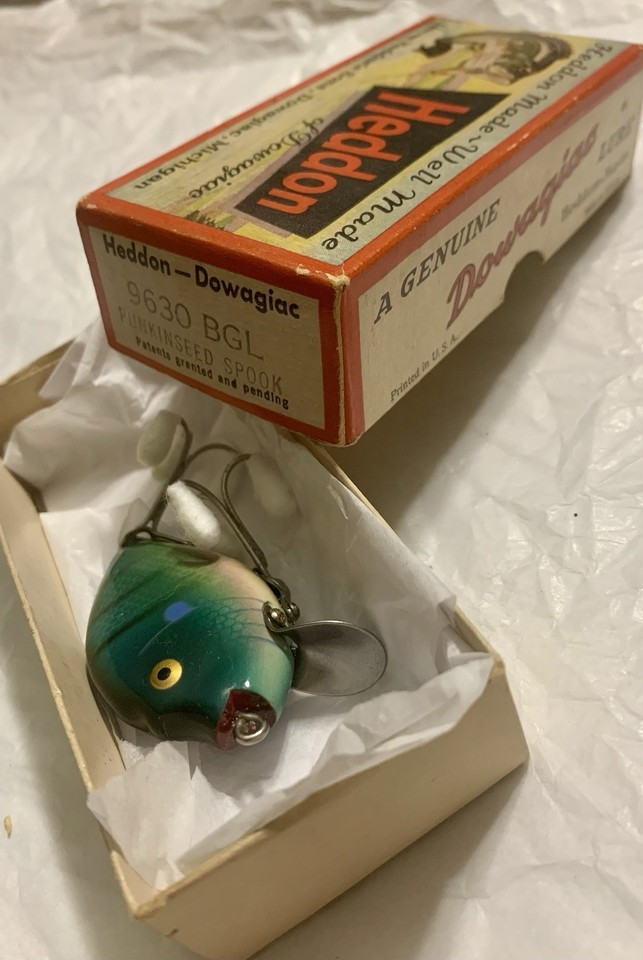 Leurre Crankbait Vintage Luhr Jensen Power Dive Minnow - Rare Coloris Bluegill