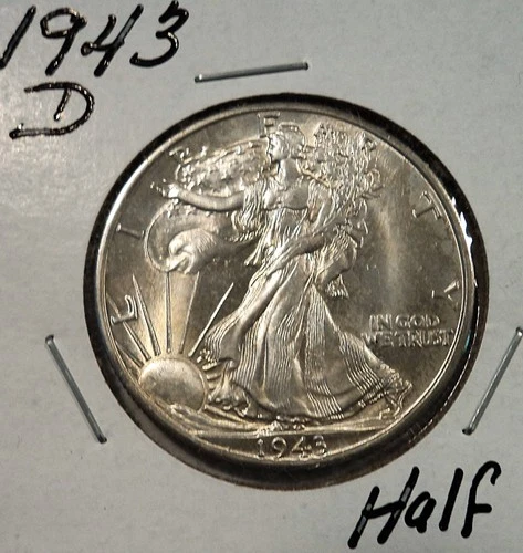 New Listing1943-D Denver Mint Silver Walking Liberty Half