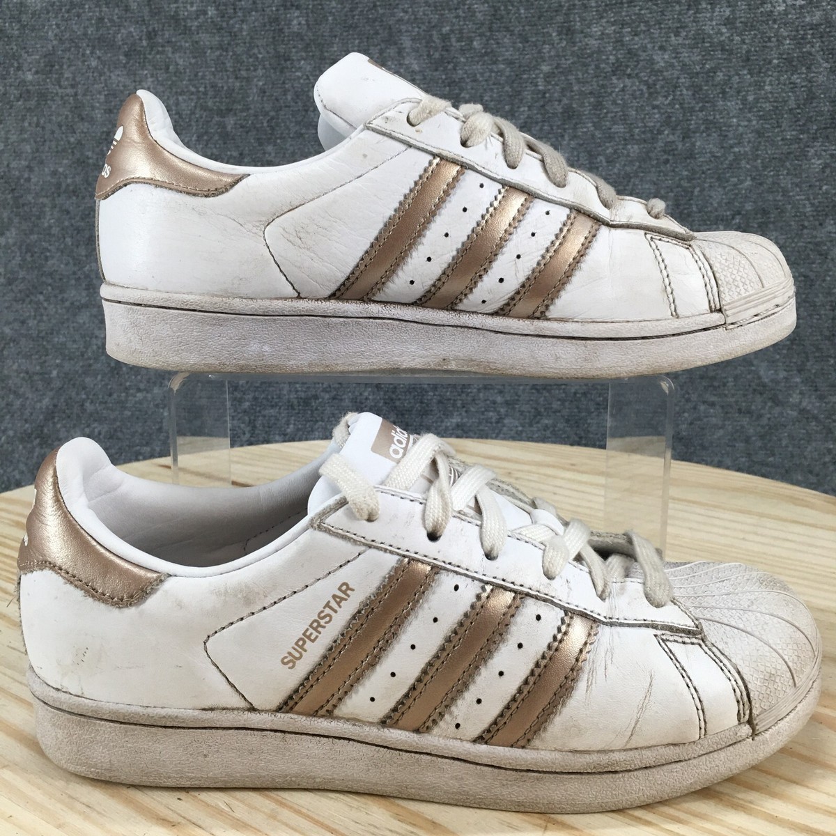 Adidas Shoes Womens 7 Superstar Casual Sneakers CG5463 White Adidas Shoes Womens 7 Superstar Casual Sneakers CG5463 White