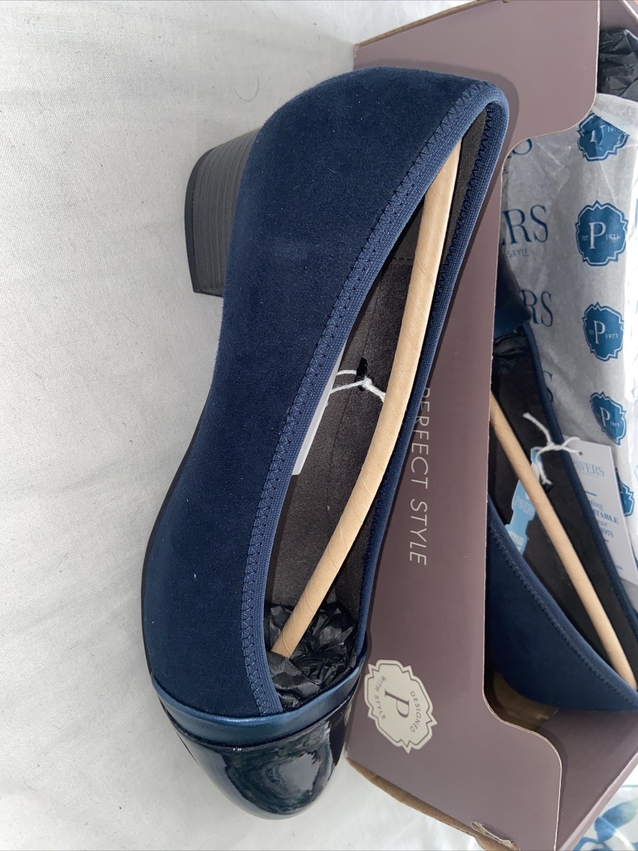 Pavers Navy Embellished Sandals Ankle Strap Pavers Party Shoes