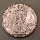 1942 D Walking Liberty Half Dollar Uncirculated Unc cd