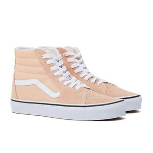 white and orange vans