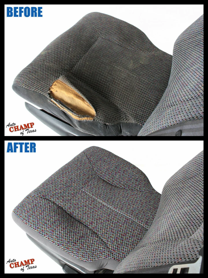 Llantas de escape Ford F250 F350 XLT 11-16 - Cubierta de asiento de tela inferior del lado del conductor bronceada Foto 3 de 4