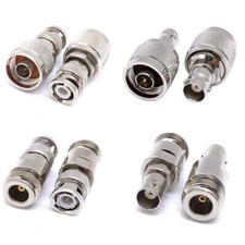 N Type Jack to BNC Male Female Plug RF Coaxial Adapter Connector Adapter kit