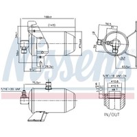 Nissens Trockner Klimaanlage Stahl FüR CitroëN Xsara Coupe N0 N1 N2 95104