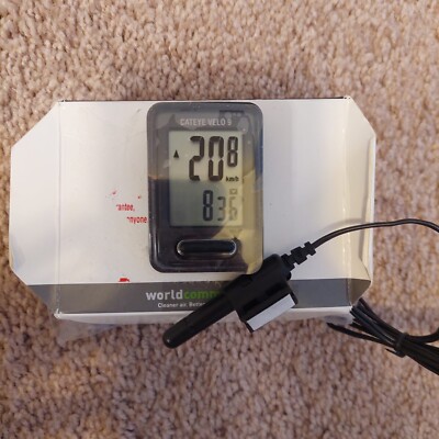 CatEye Velo 7 Bicycle Computer Wired Sensor CC-VL 820 -New Without Box