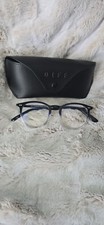 Diff Eyewear Haze Acetate Blue Light Blocking Glasses, Blue To Clear Ombre