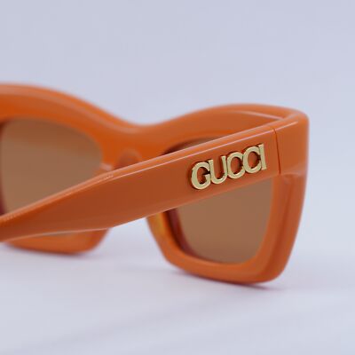 Final Price! Gucci GG1773S 004 Sunglasses New GUCCI GG1773S 004 Orange/Brown 50-21-140 Sunglasses | eBay main image 4
