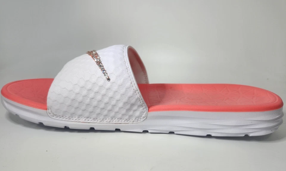 Nike Benassi Solarsoft Slide Cristales de Swarovski Wm Talla 10 - Solo pie derecho Foto 2 de 4