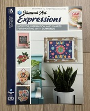 Leisure Arts Diamond Art EXPRESSIONS Beginner to Intermediate Level Book NEW