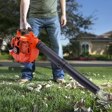 Handheld Gas Leaf Blower 2-Stroke Cycle Commercial Heavy Duty Grass Yard Cleanup