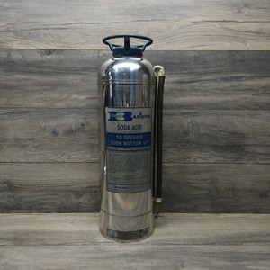 Badger SA-10 Stainless Steel Soda Acid Fire Extinguisher 2.5 Gallon Vtg 1969