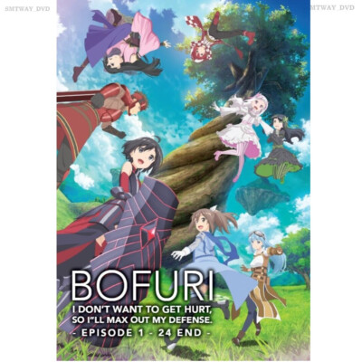  DVD Anime BOFURI I Don't Want To Get Hurt, So I'll Max Out My Defense (1-12) EN