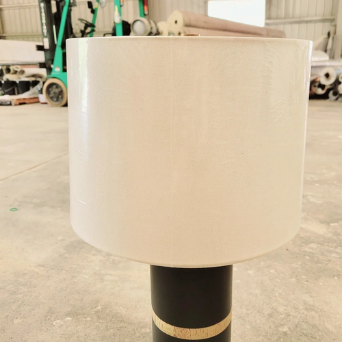 Mid-Century Modern Ceramic Modern Black Cylinder Table Lamp - Multiple Quanties! - Picture 6 of 12