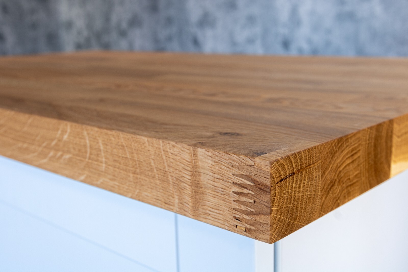 Solid Oak Kitchen Worktop Length 2M 3M 4M 40mm Thick Wood