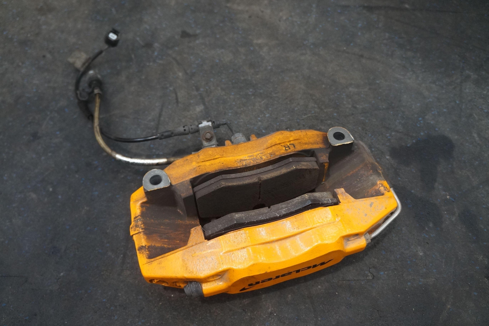 Rear Left Brake Caliper & Bracket Orange OEM McLaren MP4-12C 2014