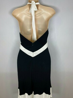 Women Sexy Halter Corset Mini Dress Sleeveless Square Neck Tie up Backless Bubble A-Line Dress for Graduation Party (Black, S
