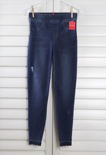 SPANX NWT 128 Jean-ish Distressed Denim Leggings Jeans Medium Wash Size Small