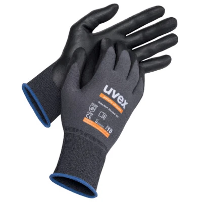Uvex Safety Gloves 4 PAIRS Athletic Allround Precision Assembly/Handling Gloves
