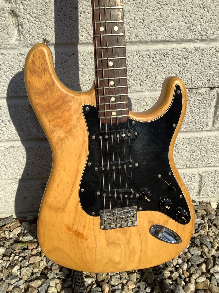 Fender Stratocaster, Hardtail, Natural Wood, 1979 Made in