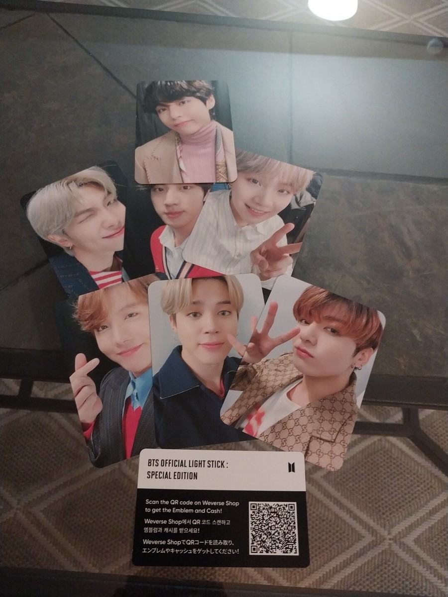 BTS Official Light Stick + フォトカード Bts Official Light Stick SPECIAL Edition photo card set 7