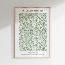 William Morris Sage Green Botanical Wall Art Prints Posters Pictures Home Décor
