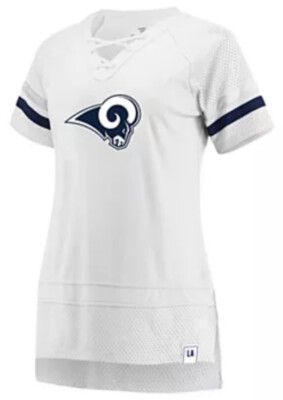Fanatics Women's LA Los Angeles Rams White Out Draft Me