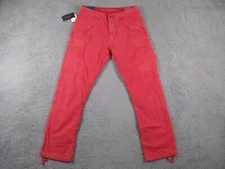 Polo Ralph Lauren Pants Mens 30x30 Slim Pink Garment Dyed Canvas Cargo Surplus
