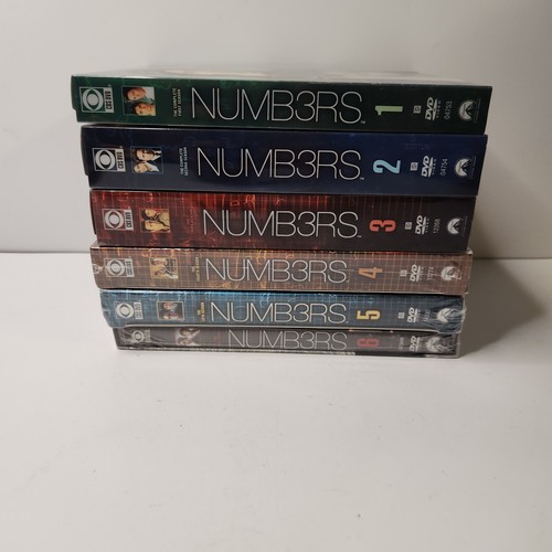 Numb3ers The Complete Series Season 1-6, DVD 1,2,3,4,5,6 Numbers