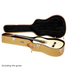 41"Folk Guitar Hardshell Carrying Case Fits Most Acoustic Guitars Flat Yellow