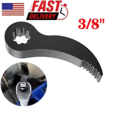 Crowbar Adapter Head Tool Adjustable Angle Head Pry Bar Fits 3/8" Ratchet