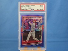 Bryce Harper Donruss 2020 #193 SP Holo Blue Bam Bam PSA 9 Mint