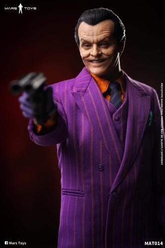 Mars Toys MAT014 1/6 Batman 1989 JOKER J Nicholson 12'' Action Figure In Stock - Picture 6 of 10