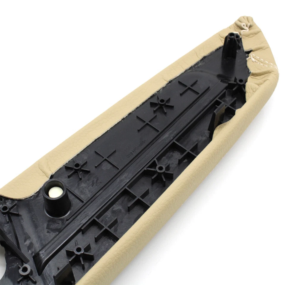 For BMW X5 X6 E70/E71/72 Interior Door Armrest Leather Outer Frame Red Brown LHD - Image 4 of 4