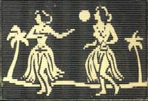 50er Jahre Hawaii Hula Tänzer kleine VARI-VUE Animation Flimmer - Bild 2 von 2