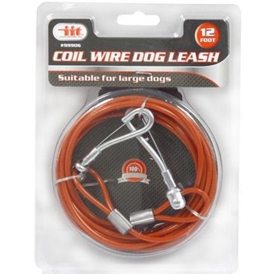 wire dog lead