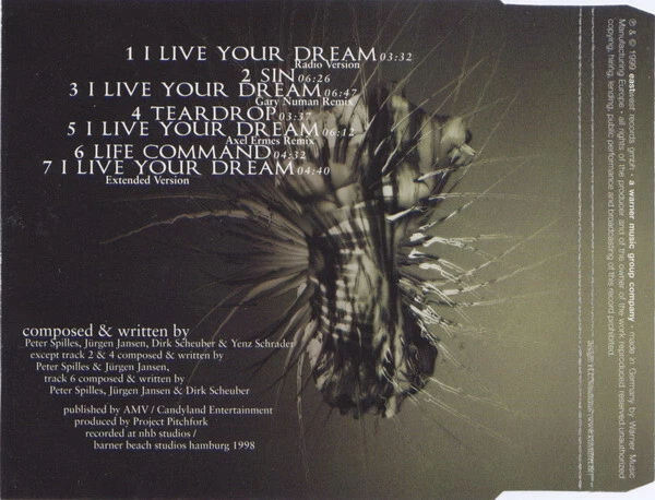 Project Pitchfork - I Live Your Dream (CD, Maxi) (Near Mint (NM or M-)) - 268774 - Bild 2 von 4