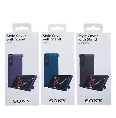 Genuine Style Cover Case with Stand For SONY Xperia 1 III Genuine Style Cover Case with Stand For SONY Xperia 1 III