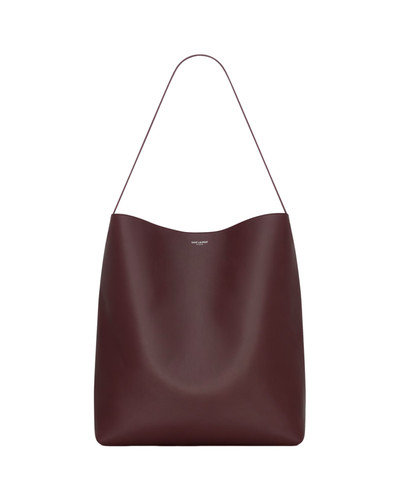 SAINT LAURENT Bold Hobo $2850 Hot Wine Tote Bag New & Authentic