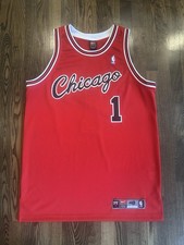 RARE Nike Authentic JAMAL CRAWFORD #1 Chicago Bulls Jersey Size 48 XL