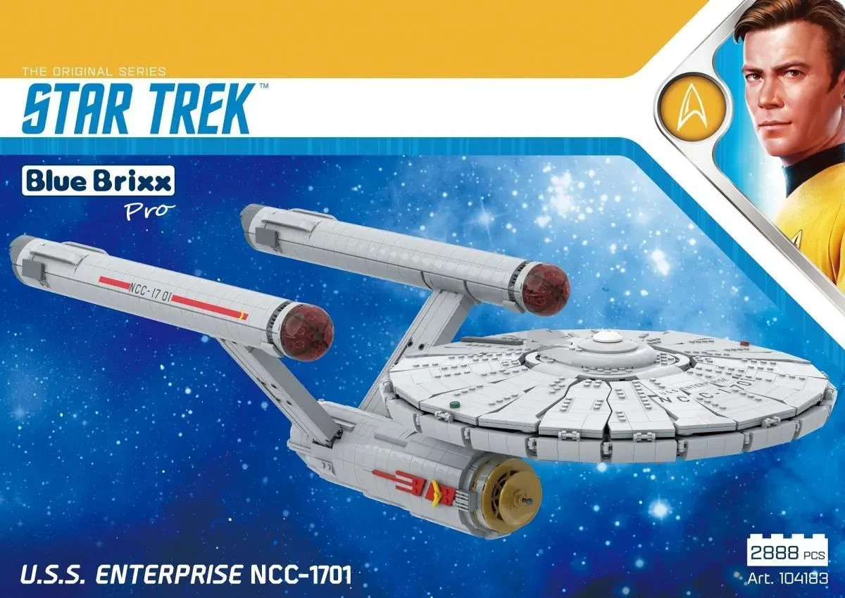 BlueBrixx Star Trek USS Enterprise NCC-1701 *2888 Pieces* | eBay