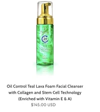 Predire Paris Lava Foam Facial Cleanser 24 hour 5.07 OZ SEALED