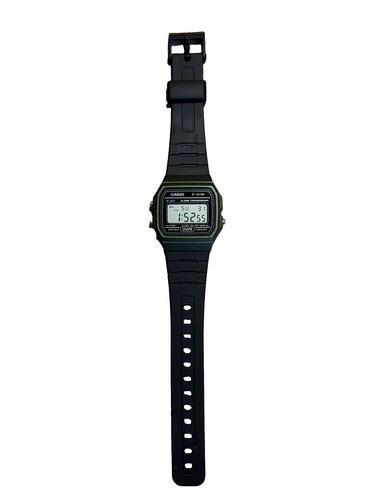 CASIO F-91W Digital Watch. Military Green Water Resistant