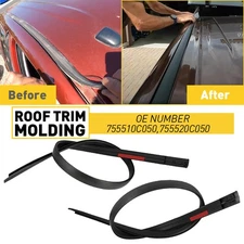 For 2007-2020 Tundra Double Cab 2X Left+Right Roof Trim Molding Sealing Strip