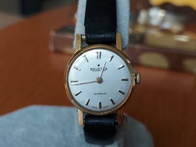 Vintage mechanische DAMENUHR RELOTEX INCABLOCK - 6000 SWISS MADE