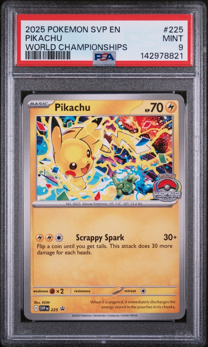 Pikachu - 225 (World Championship 2025) 225 Sv: Scarlet & Violet