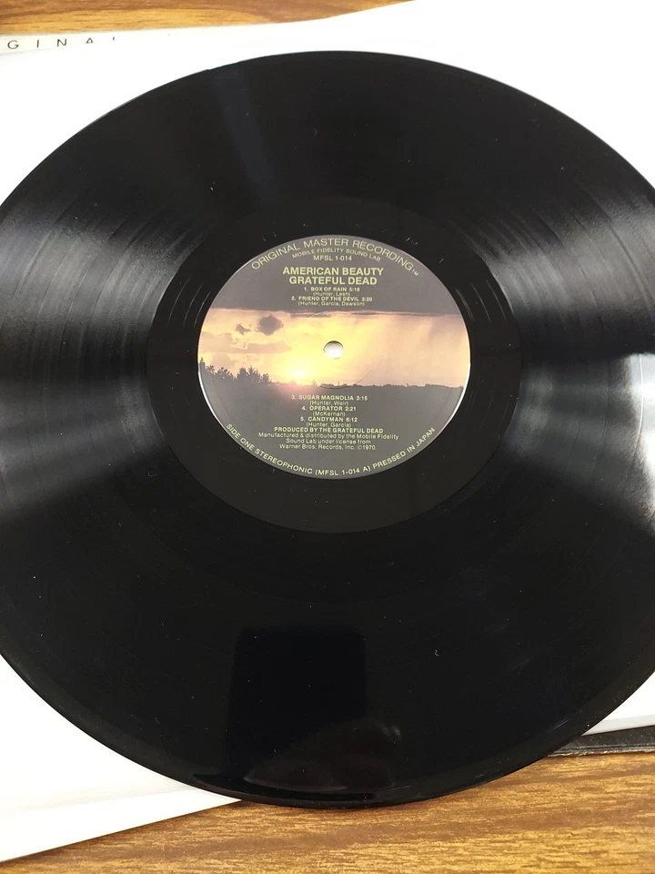Grateful Dead*American Beauty*VINYL MFSL 1-014 OriginalMasterRecording Japan NM - Image 4 of 4