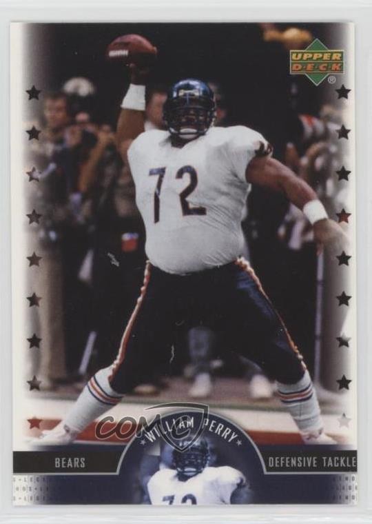 2005 Upper Deck NFL Legends William Perry #15 08rj
