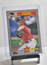 2022 Topps Series 2 1987 Topps All-Star Baseball Shane Bieber #87AS-42 Black/299